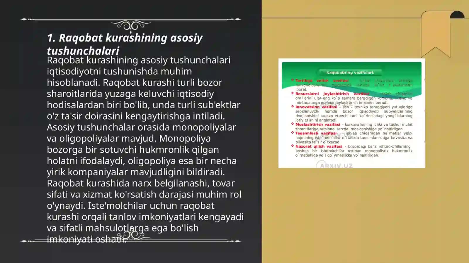 Raqobat kurashining shakllari va usullari 3