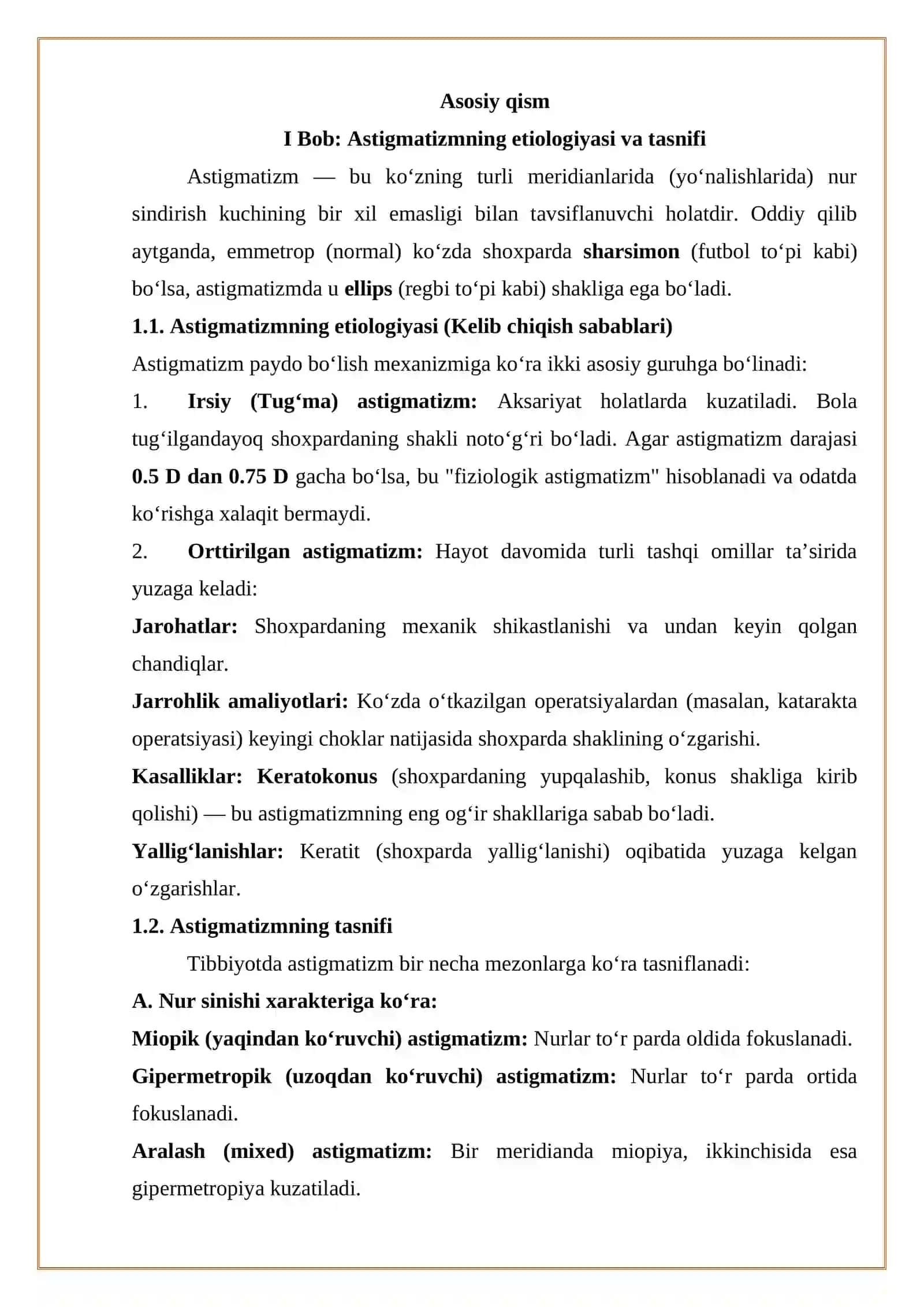Klinik refraksiya buzilish astagmatizm 3