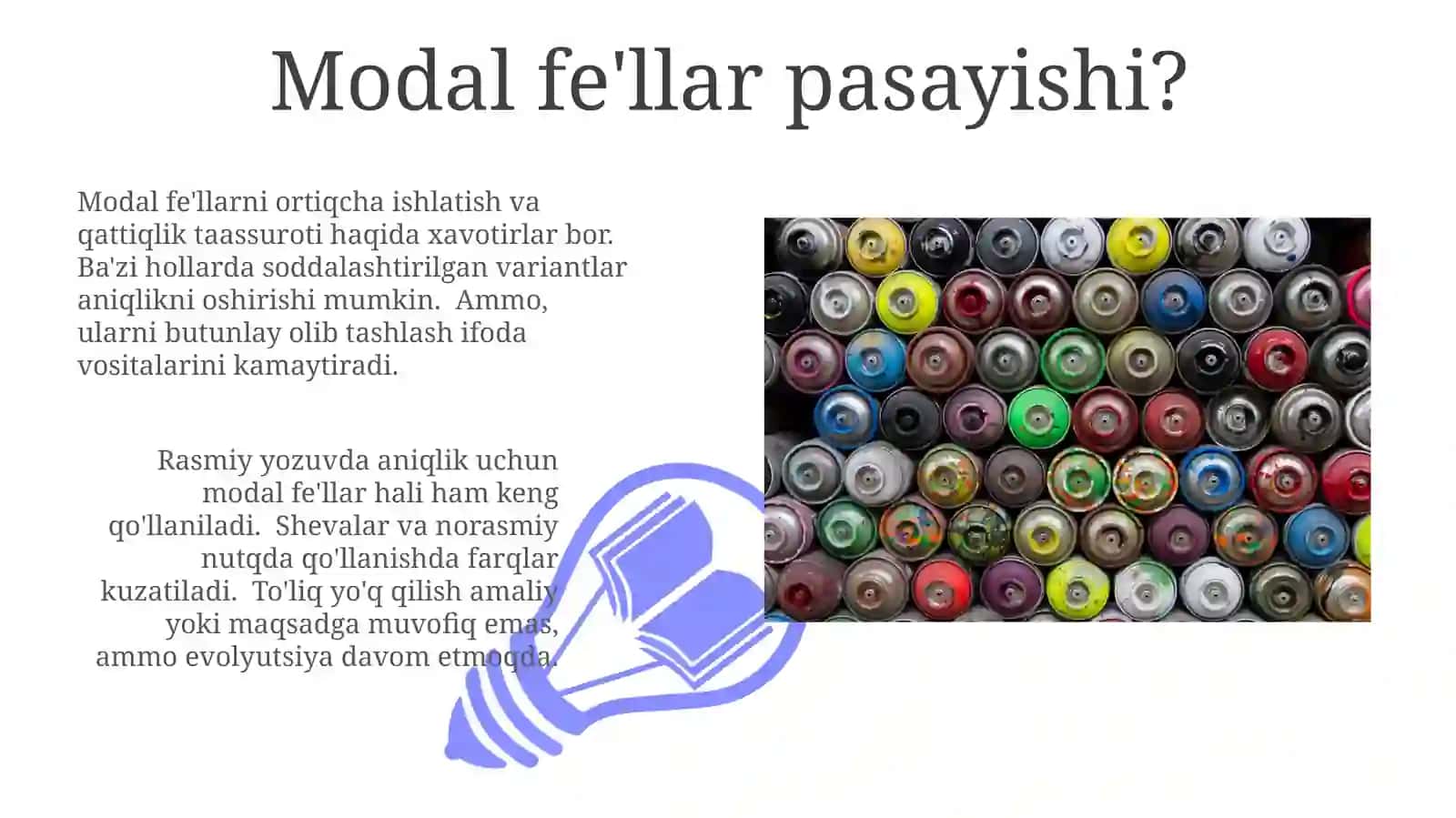 Modal Fe'llarga Alternativalar va Ularning Cheklashlari 3