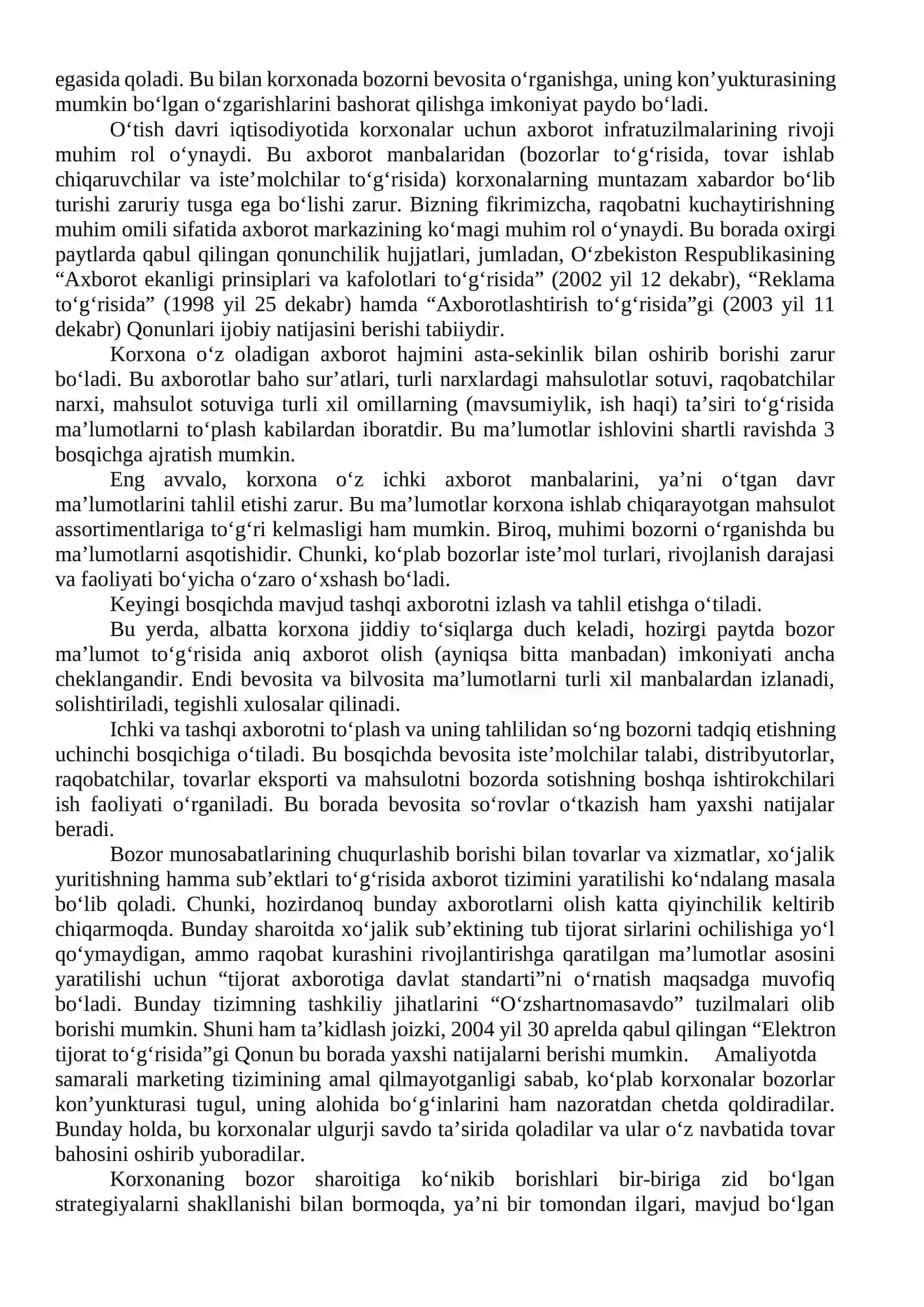 Kichik biznes va xususiy tadbirkorlik korxonalarining raqobatbardoshligini oshirish yo‘nalishlari 3