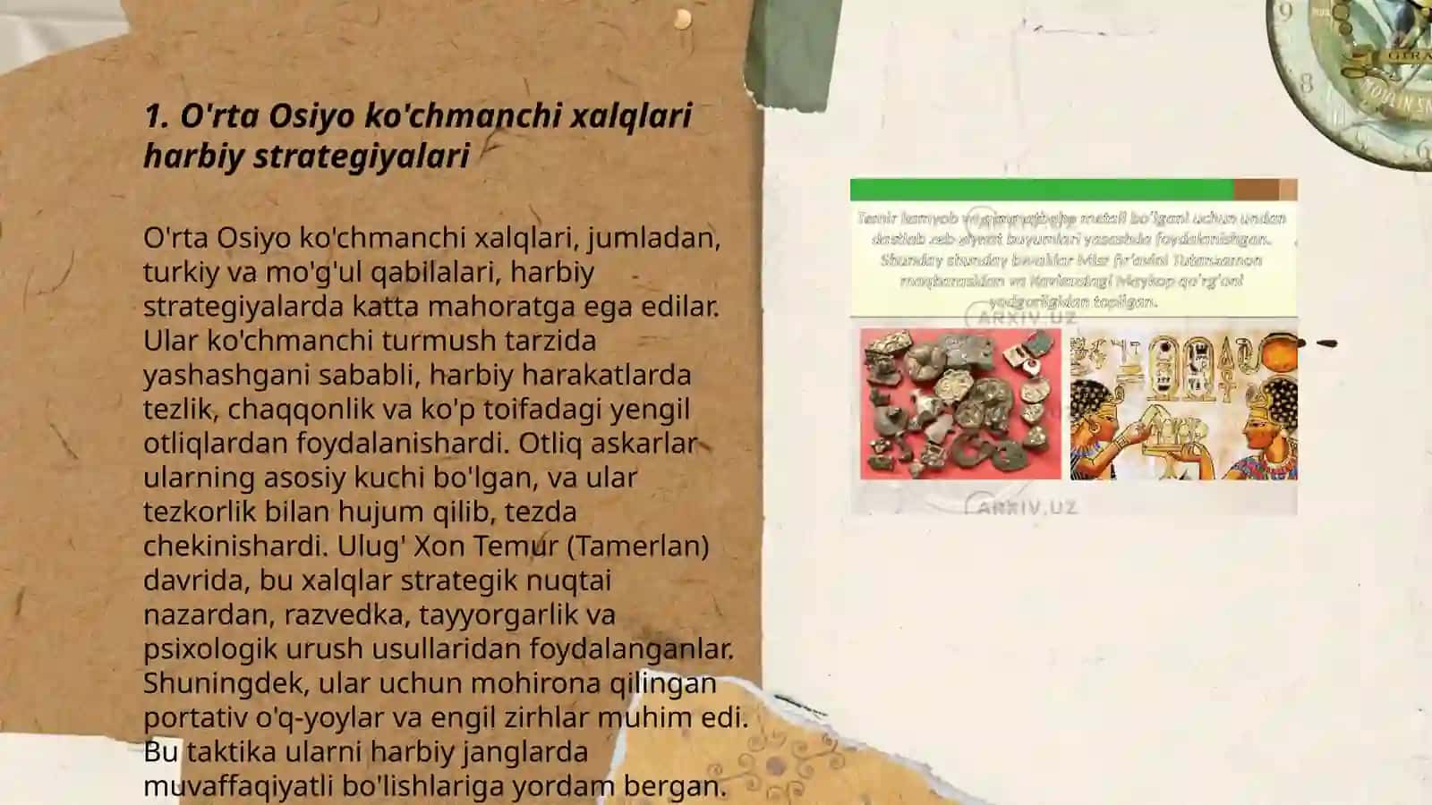 O’rta Osiyo ko’chmanchi xalqlari harbiy san’ati 3