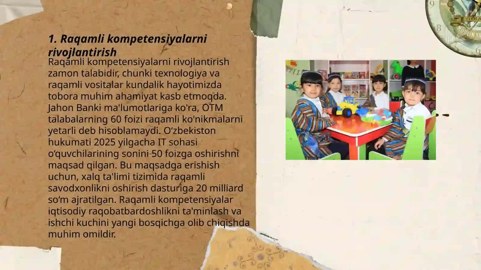 Maktabgacha talim tashkilotida pedagogning Digital kompitensiyalari raqamlash tuzish texnologiyasi 3