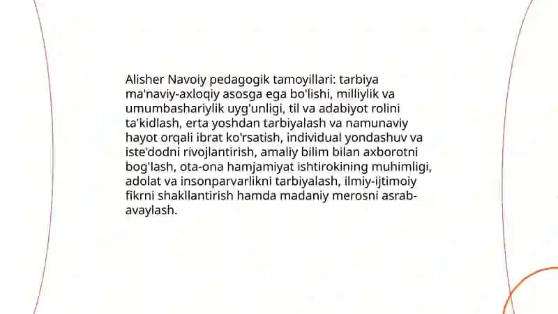 Alisher Navoiyning pedagogik qarashlari 3