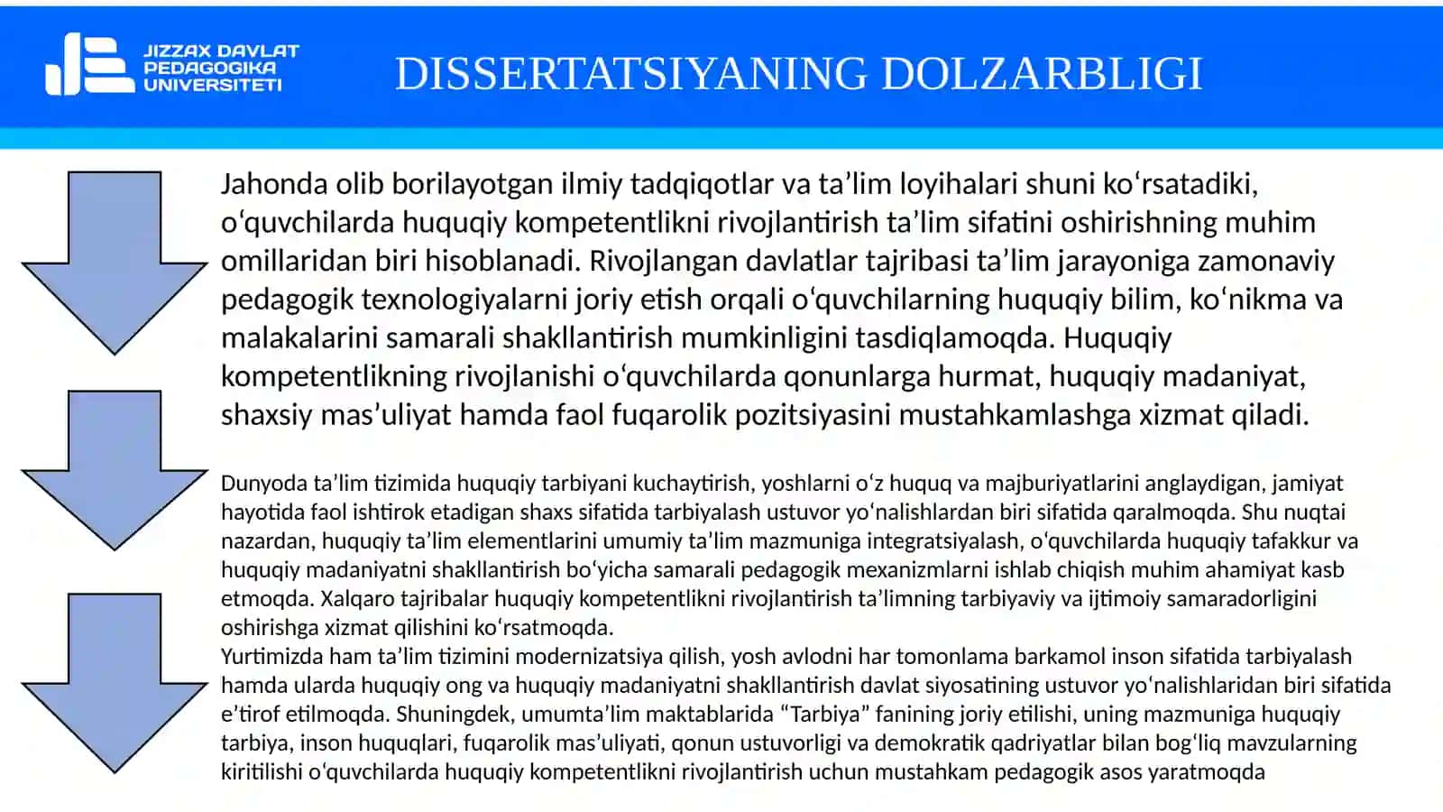 UMUMTA'LIM MAKTAB O'QUVCHILARNING HUQUQIY KOMPETENTLIGINI RIVOJLANTIRISH 3