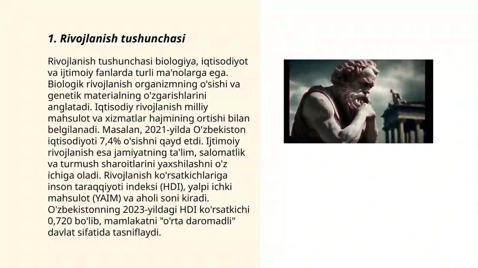 Rivojlanish falsafasi 3