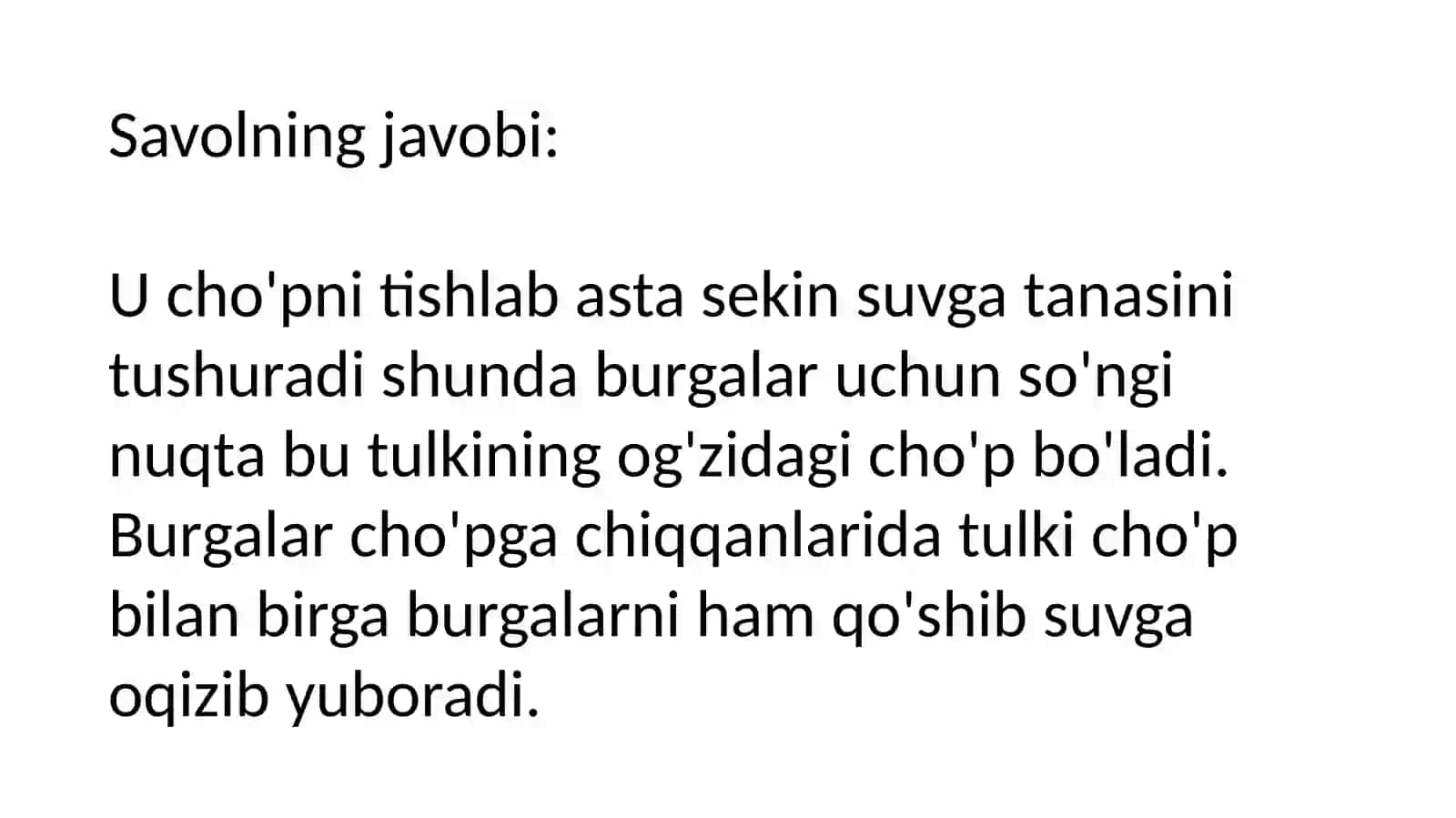 Mantiqiy savollar 3