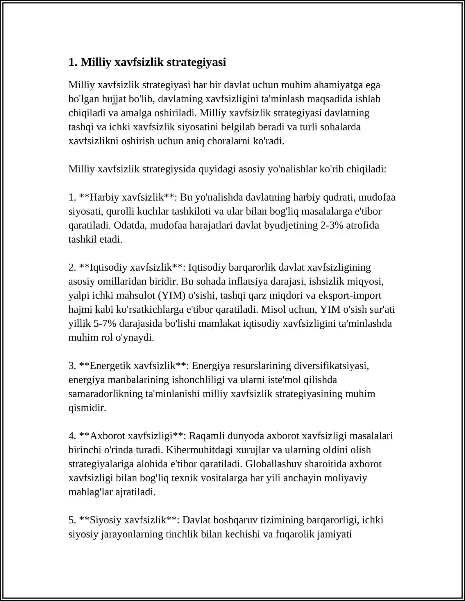 MILLIY XAVFSIZLIKNI TAMINLASH BORASIDA AMALGA OSHIRILAYOTGAN ISHLAR 3