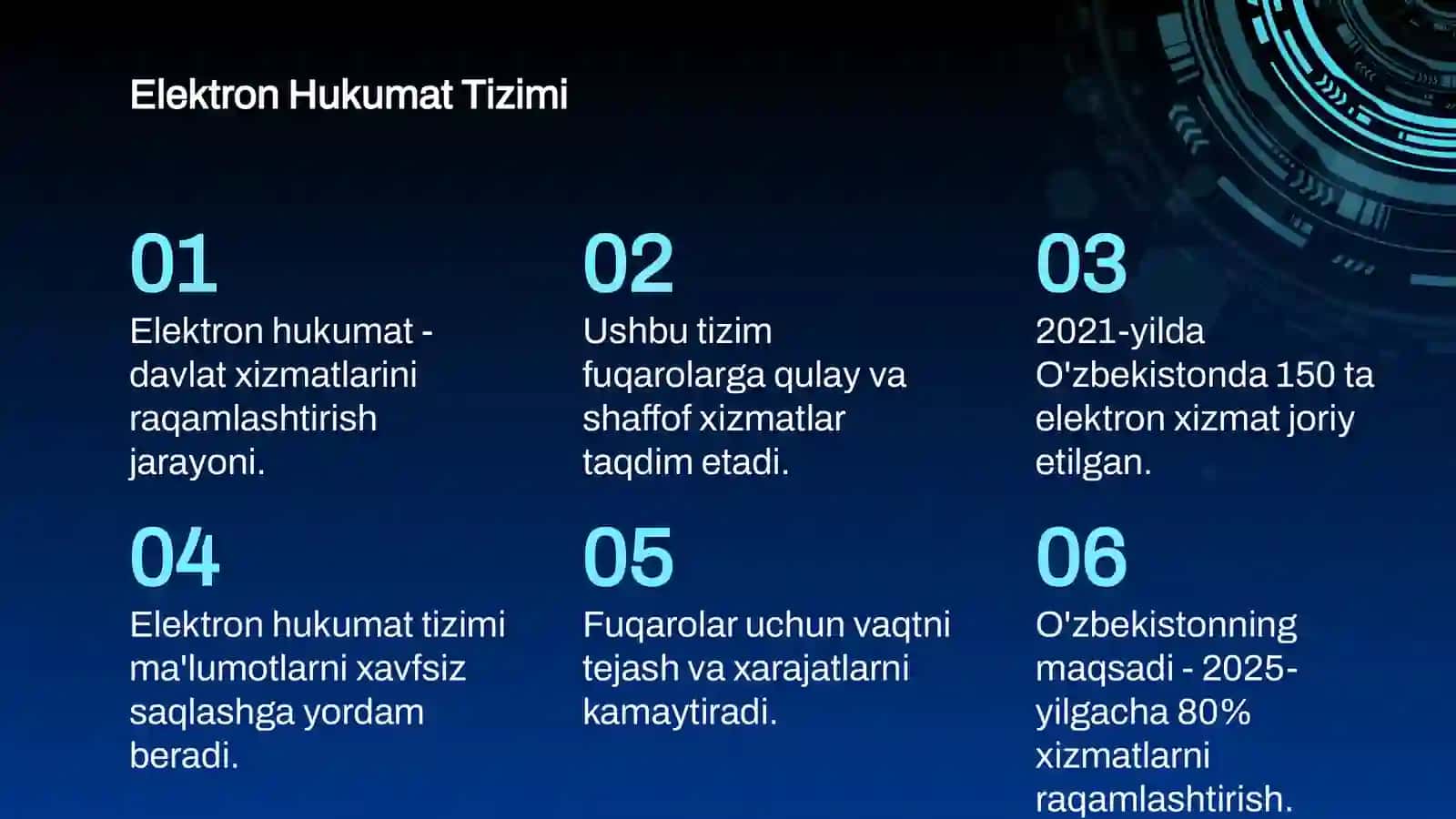 Elektron Hukumat Tizimida Blockchain Texnologiyalaridan Foy 3
