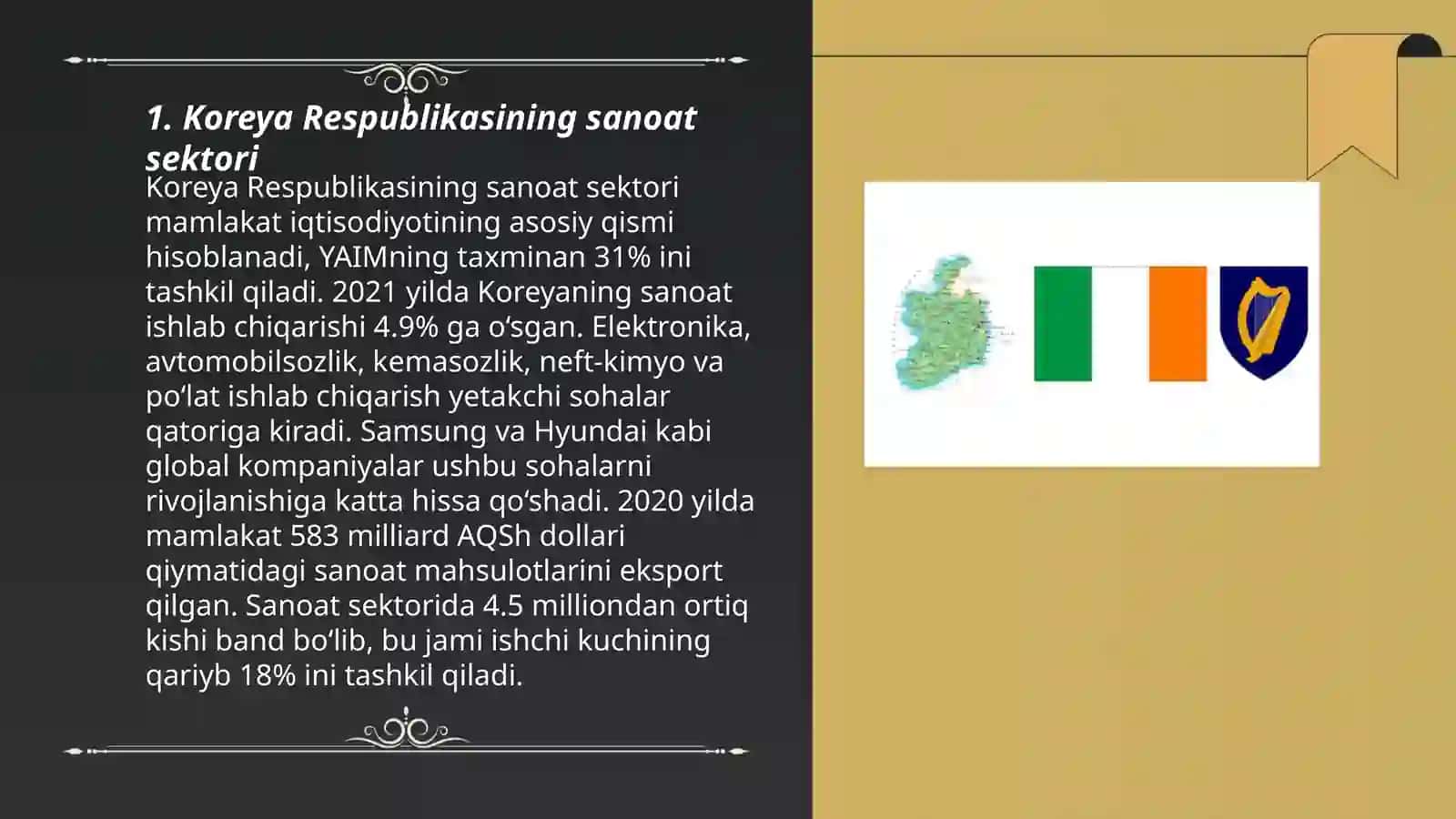 Koreya Respublikasining sanoat sektori 3