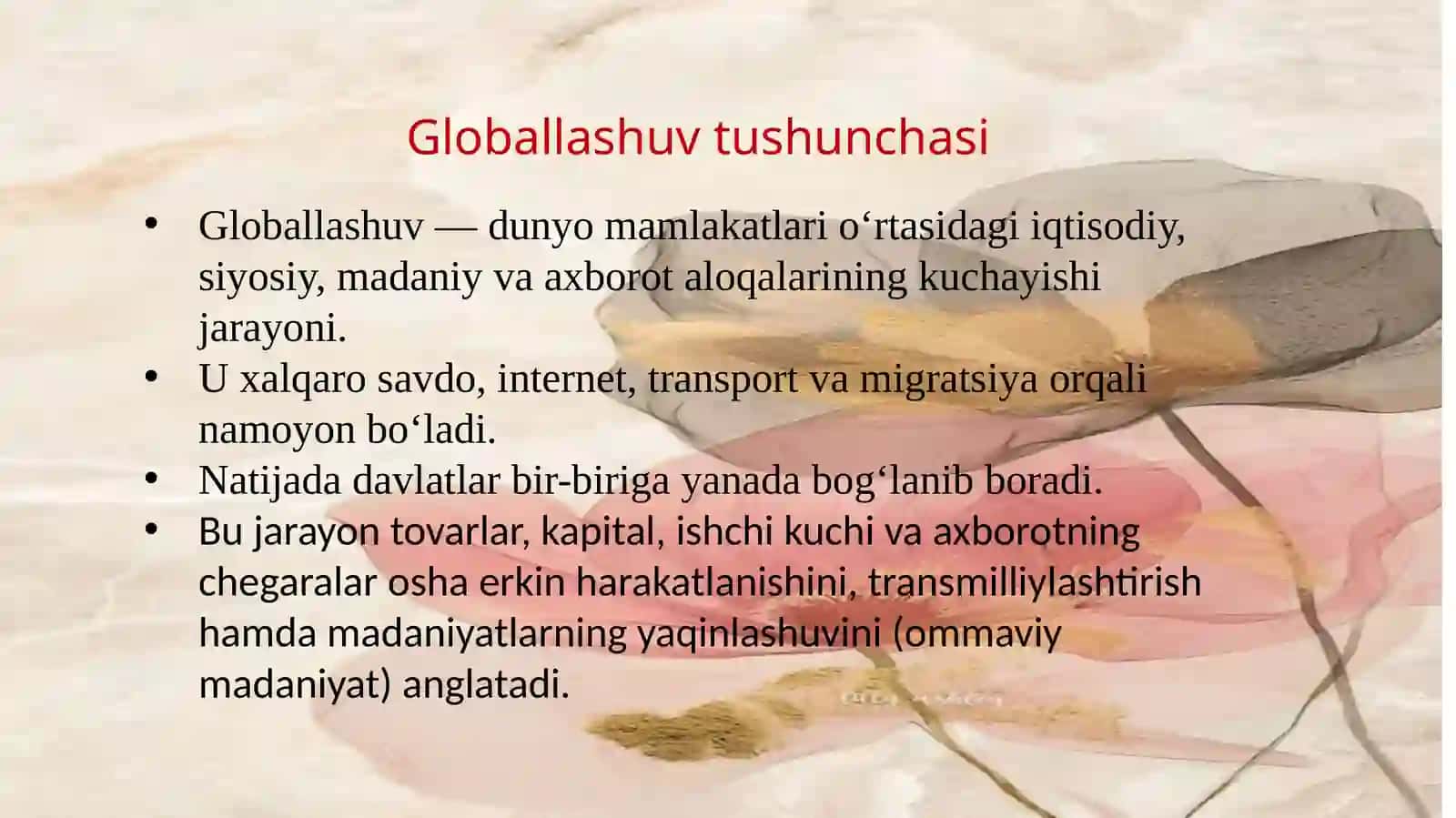 Globallashuv va globalistika tushunchalarining òzaro aloqasi 3