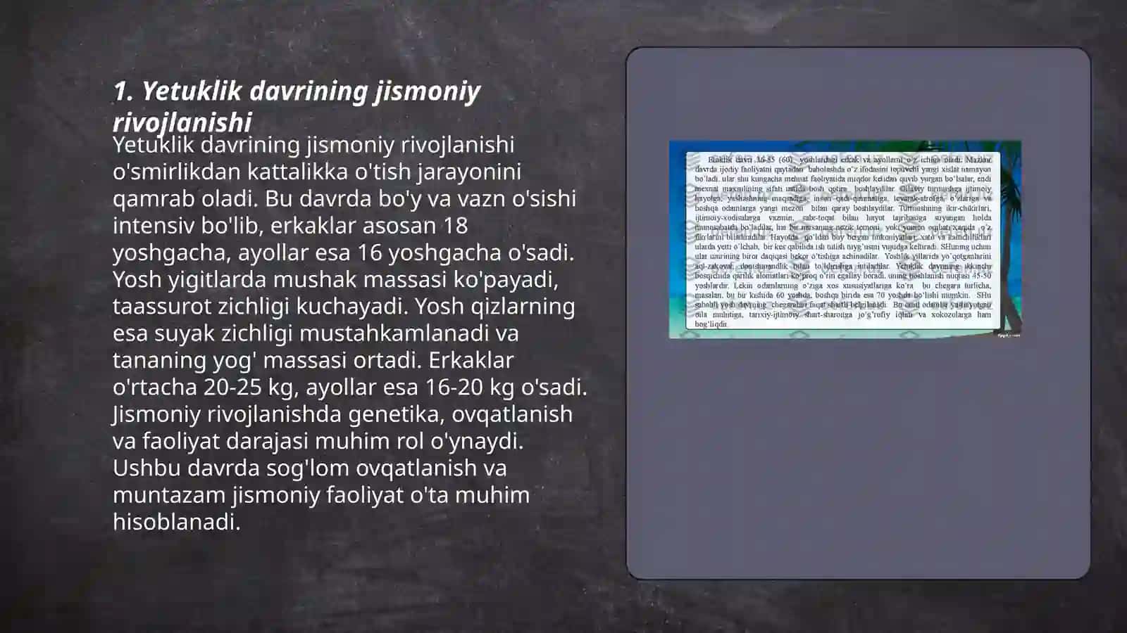 Yetuklik davri 3