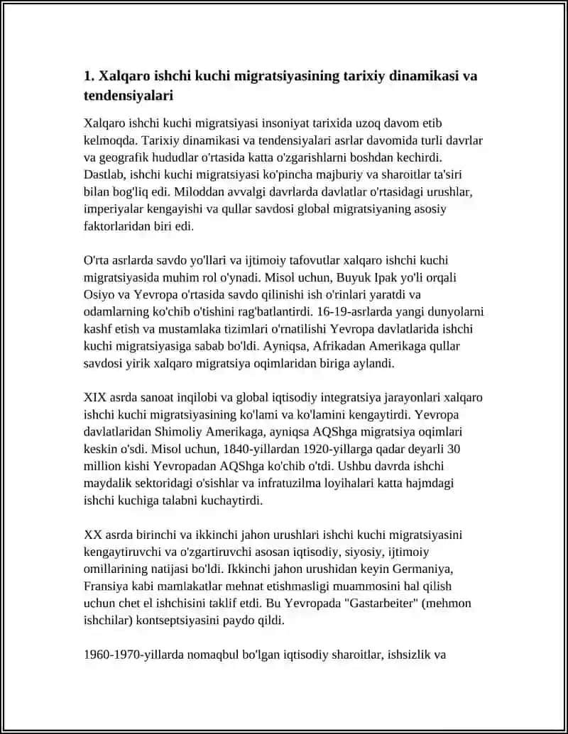XALQARO ISHCHI KUCHI MIGRATSIYASINING TARKIBI VA DINAMIKASI 3
