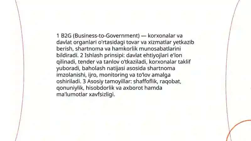 B2G sektorining ishlash prinsipi vamohiyati 3