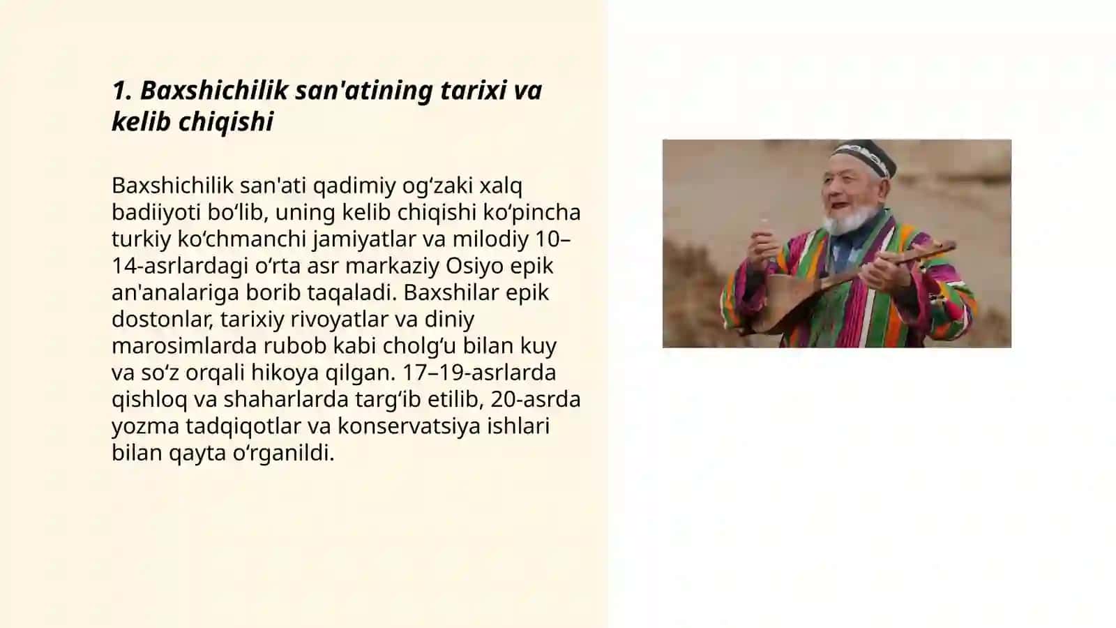 Baxshichilik san'ati 3