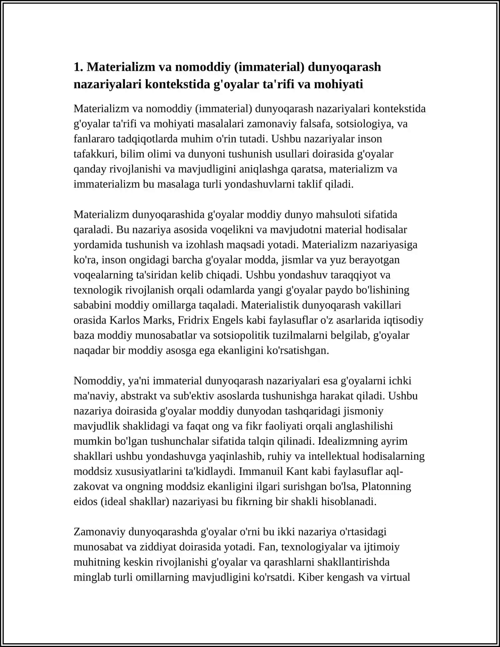 MATERIAL VA IMMATERIAL ZAMONAVIY DUNYOQARASHDA G'OYALARNING O'RNI 3