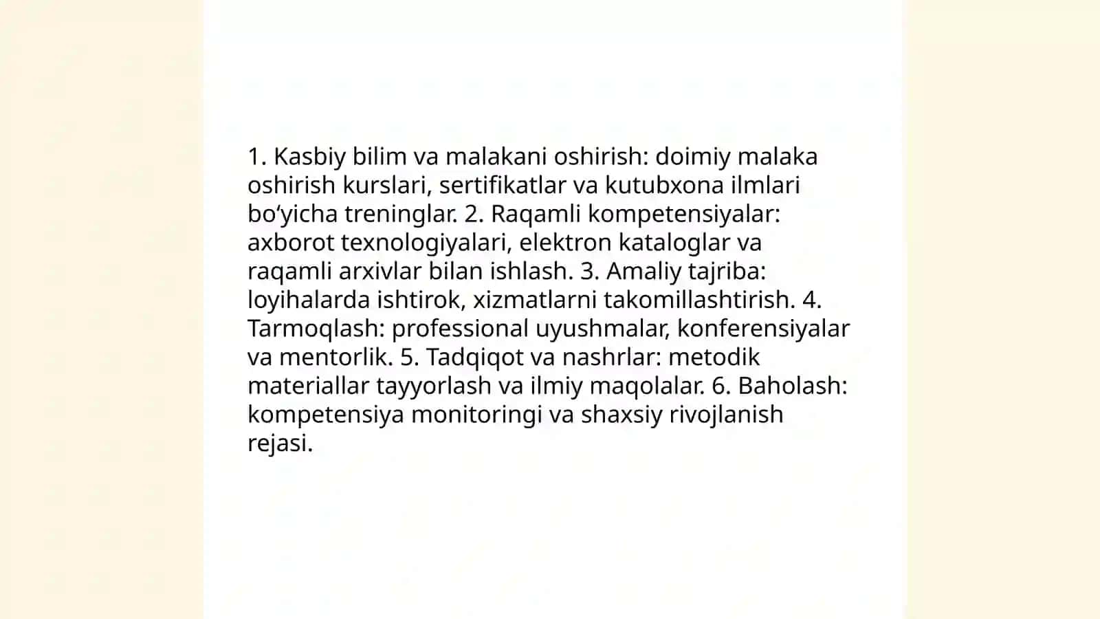 Kutubxonachining shaxsiy rivojlanish strategiyalari 3