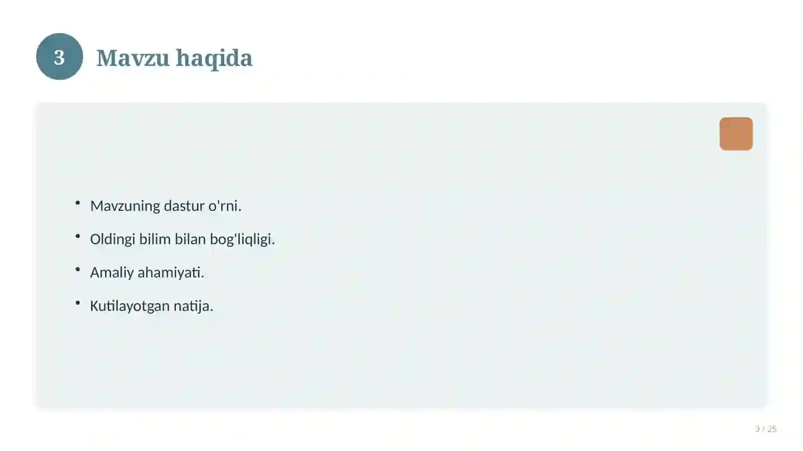 Chizmachilik fanidan 6-sinf uchun ochiq dars ishlanmasi 3