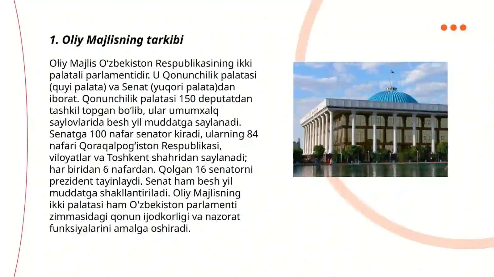 Oliy Majlisning tarkibi 3