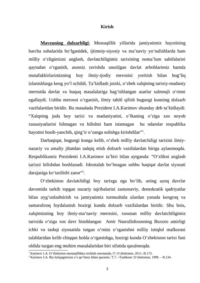 Buxoro amirligi tashqi siyosat masalalarining o'rganilishi 3