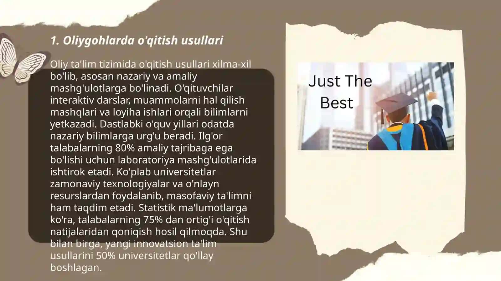 Oliygohlarda o'qitish usullari 3