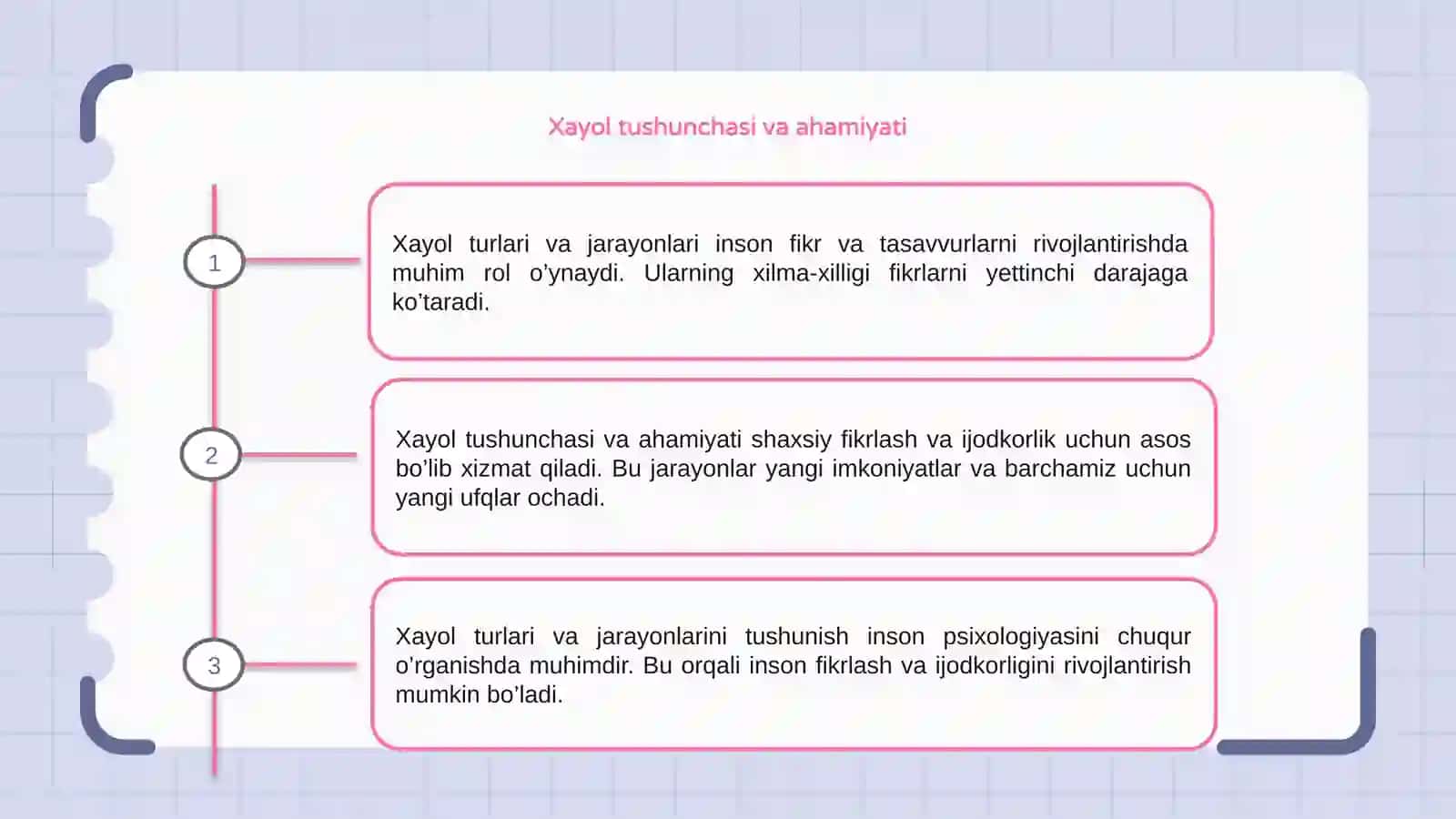 Xayol turlari va xayol jarayonlari 3