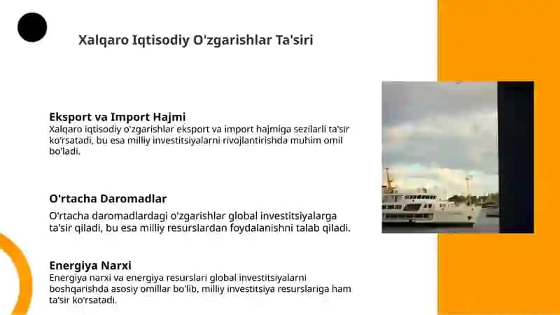 Jahon Bozorining Investitsiya Jarayoniga Ta'siri: Umumiy Ko'rinish 3
