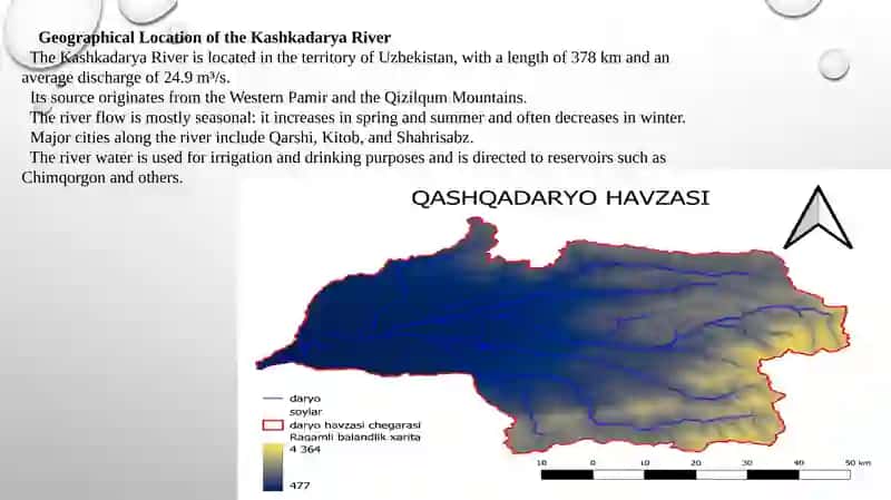 Assessing the impact of meteorological and hydrological changes in the river basin on the reservoir regime (on the example of the Kashkadarya River). 3