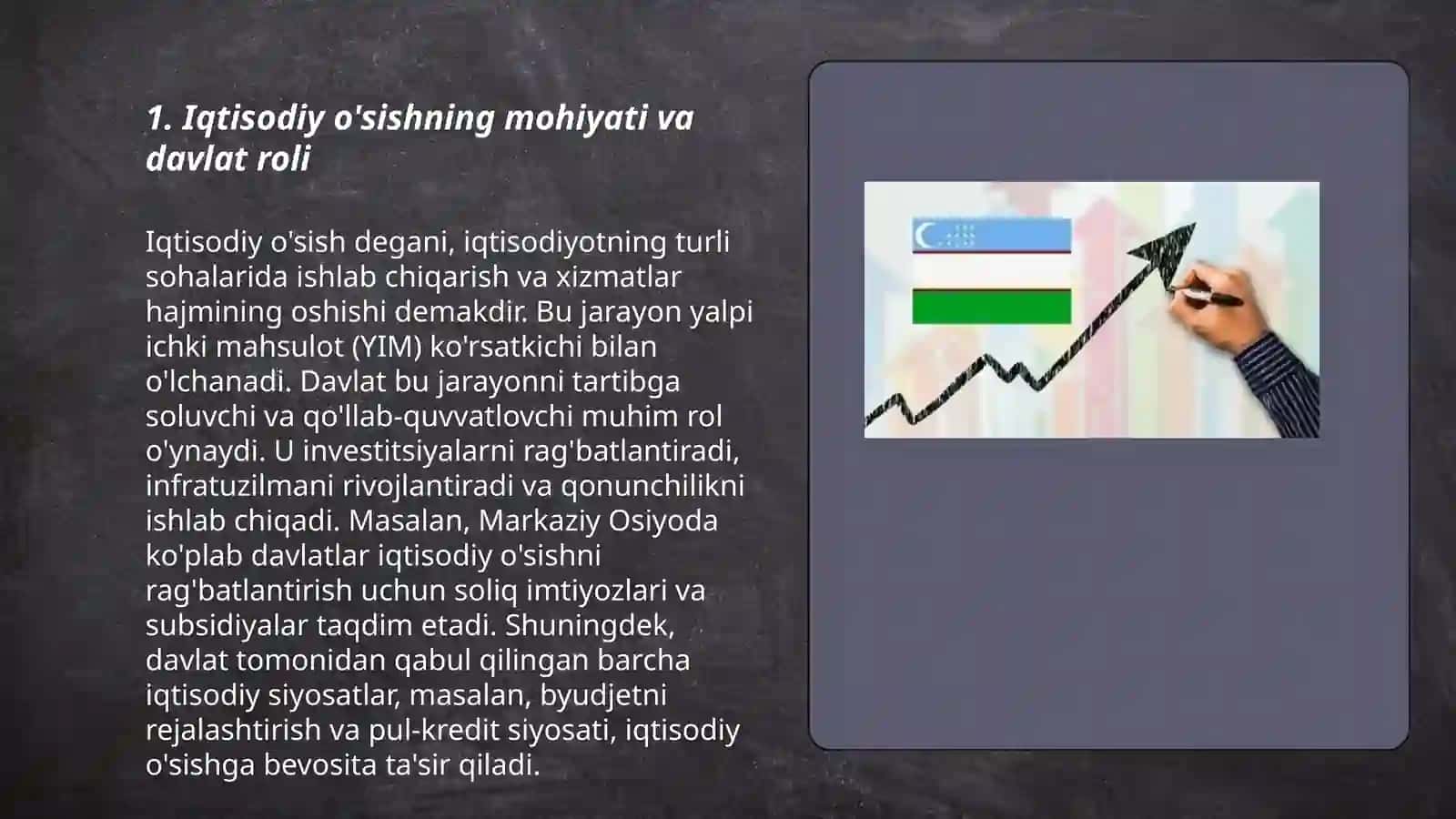 Iqtisodiy o‘sishni davlat tomonidan tartibga solish 3