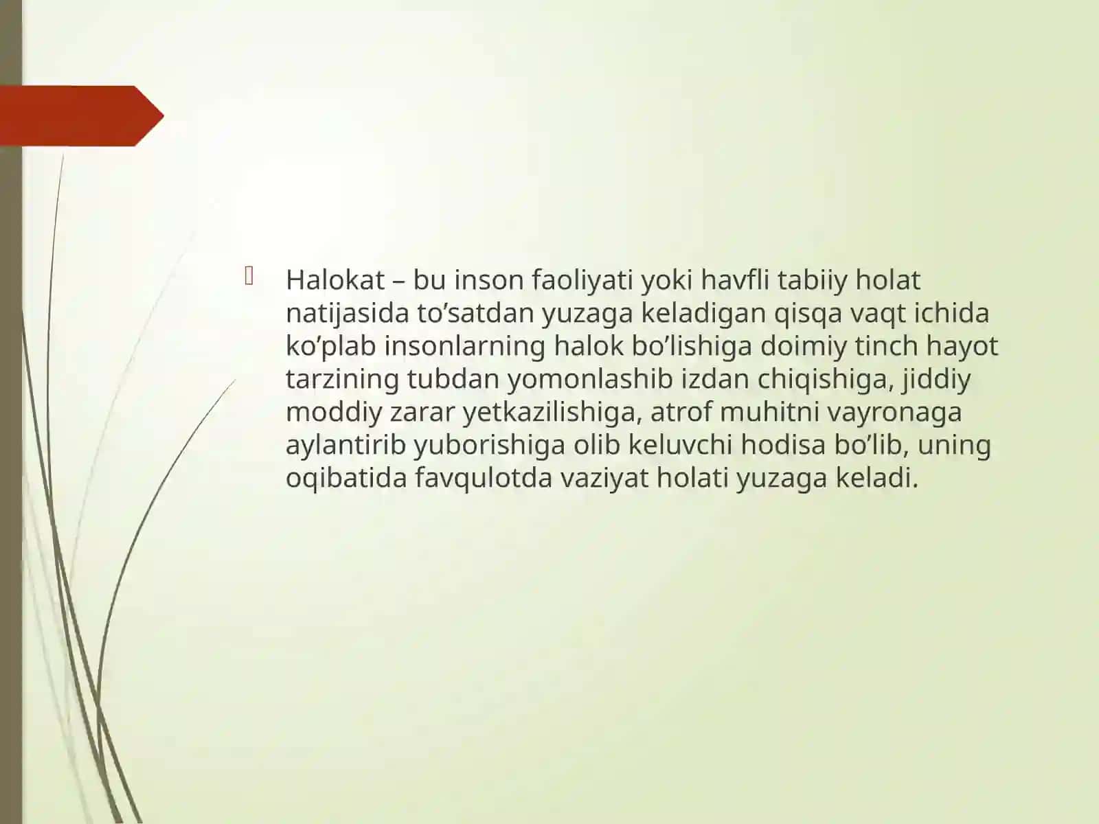 Halokatlar tibbiyoti va favkulodda vaziyatlar ta’rifi 3