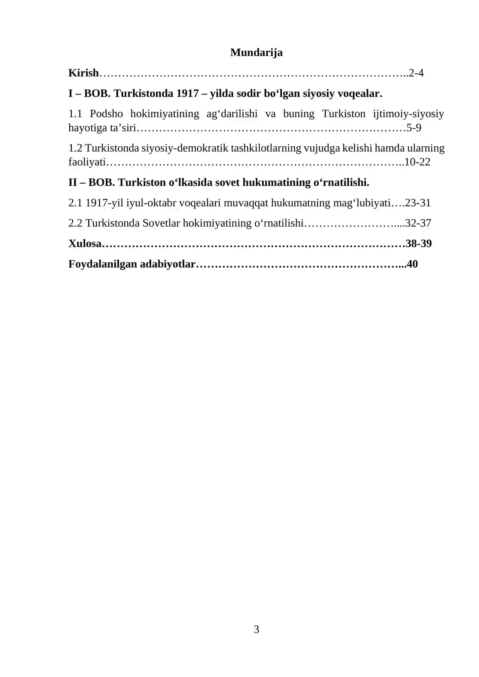 O‘ZBEKISTON TARIXI 3