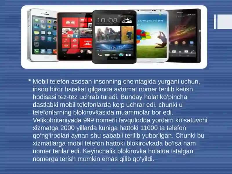 Mobil qurilmalar evolyutsiyasi va uning afzalliklari 3