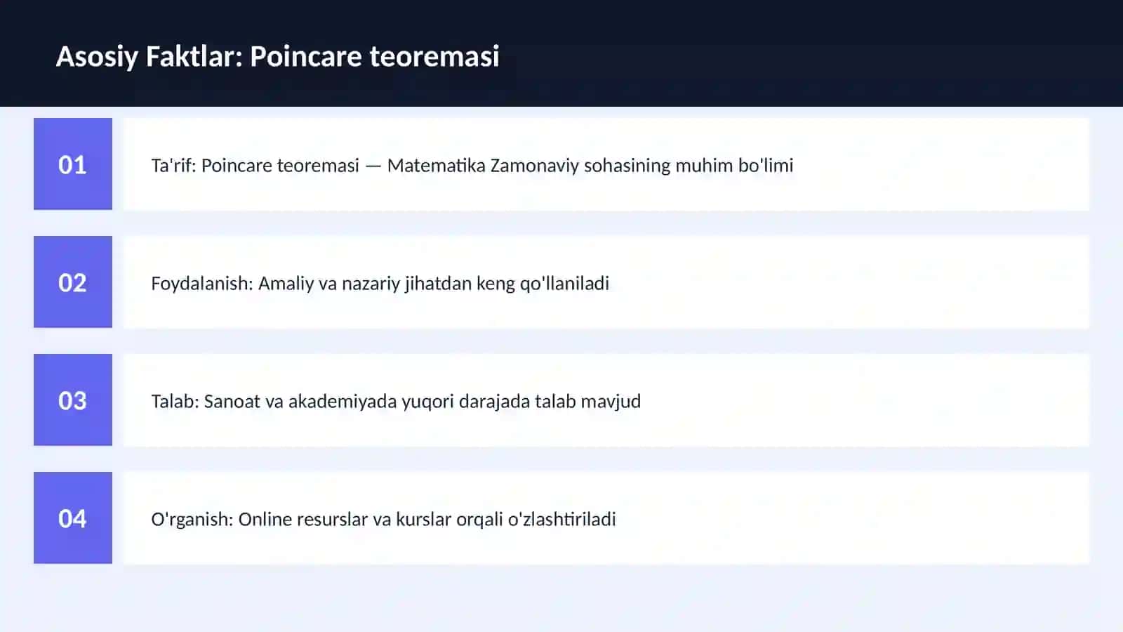 Poincare teoremasi 3