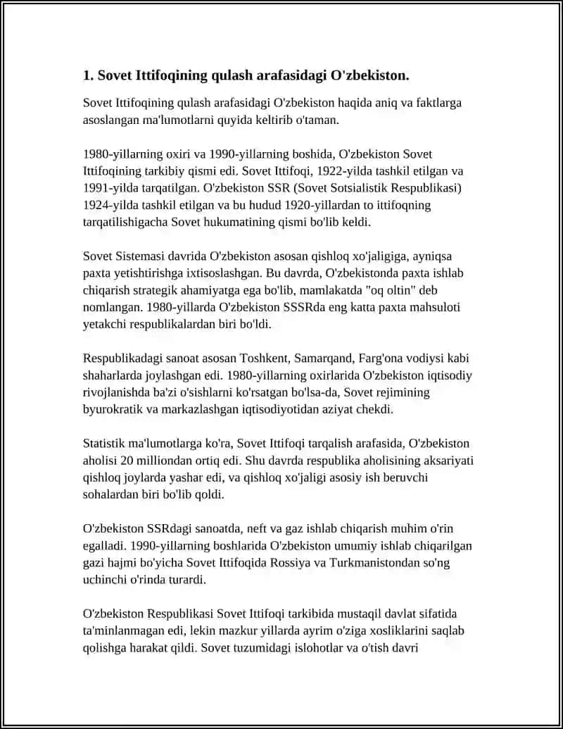 MUSTAQILLIKKA ERISHISH ARAFASIDA O'ZBEKISTONDAGI IJTIMOIY SIYOSIY JARAYONLARI 3