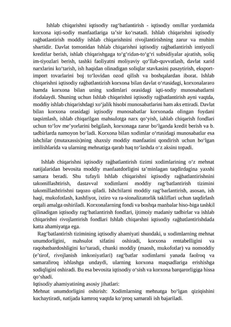 Korxona Iqtisodiyoti va menejmenti 3