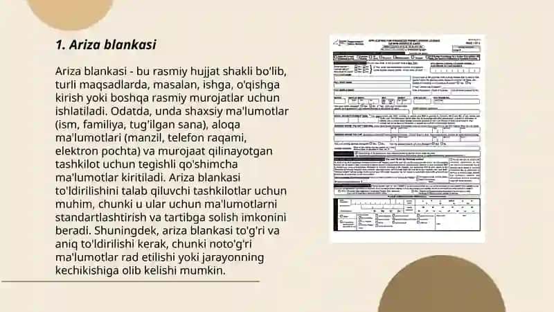 MS Word matn taxrirlagichida turli xil blankalar yaratish 3