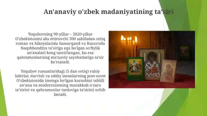 Odil Yoqubov asarlarida maʼnaviyat masalasi 3