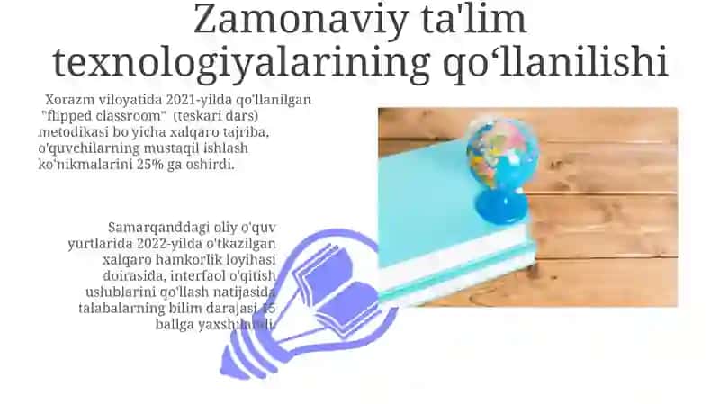 Zamonaviy ta'lim texnologiyalarining qo'llanilishi 3