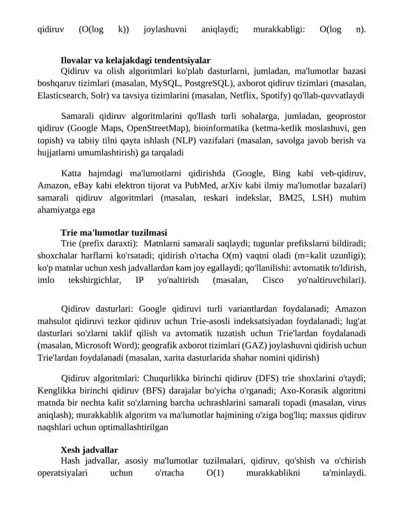 Saralash va izlashning samarali algoritmlari 3