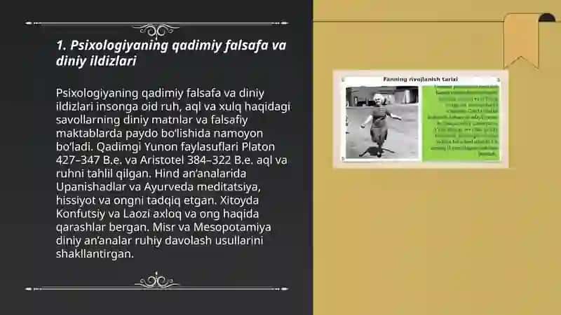 Psixologiya fanining taraqqiyoti tarixi 3
