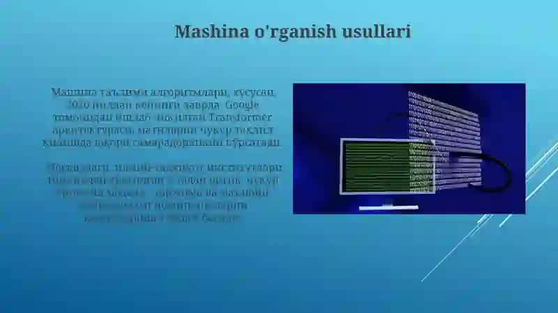Mashina o'rganish usullari 3