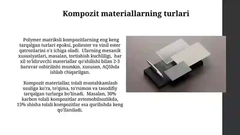 Kompozit materiallarning turlari 3