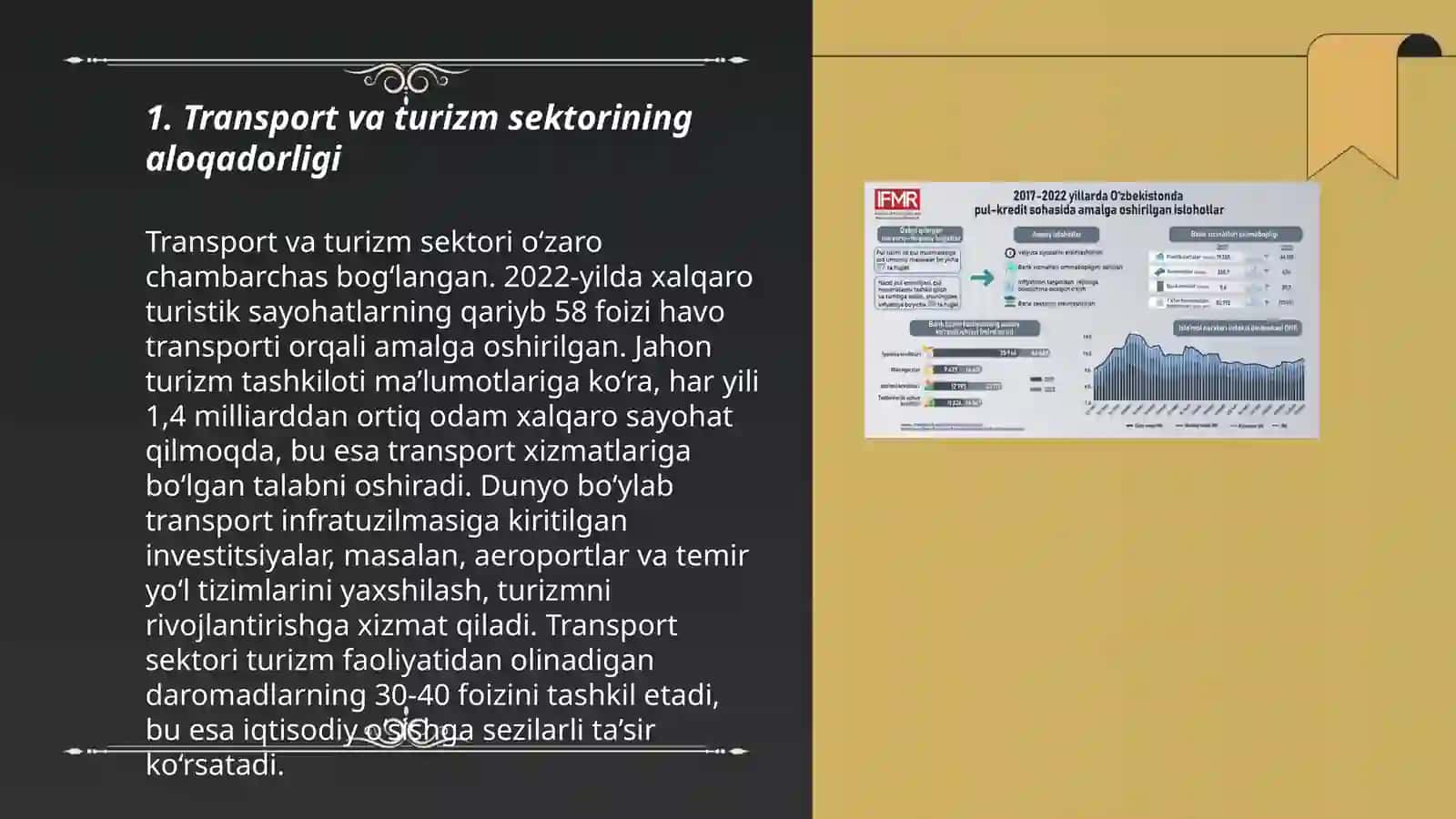 Turizm sohasida transportda tashish tulari va ularning tasniflanishi 3