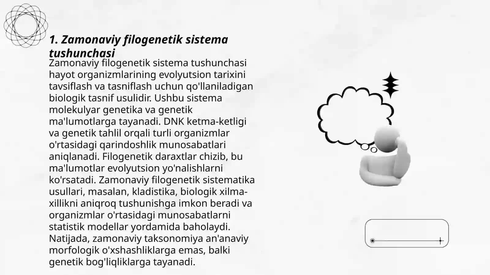 Zamonaviy Filogenetik Sistema 3