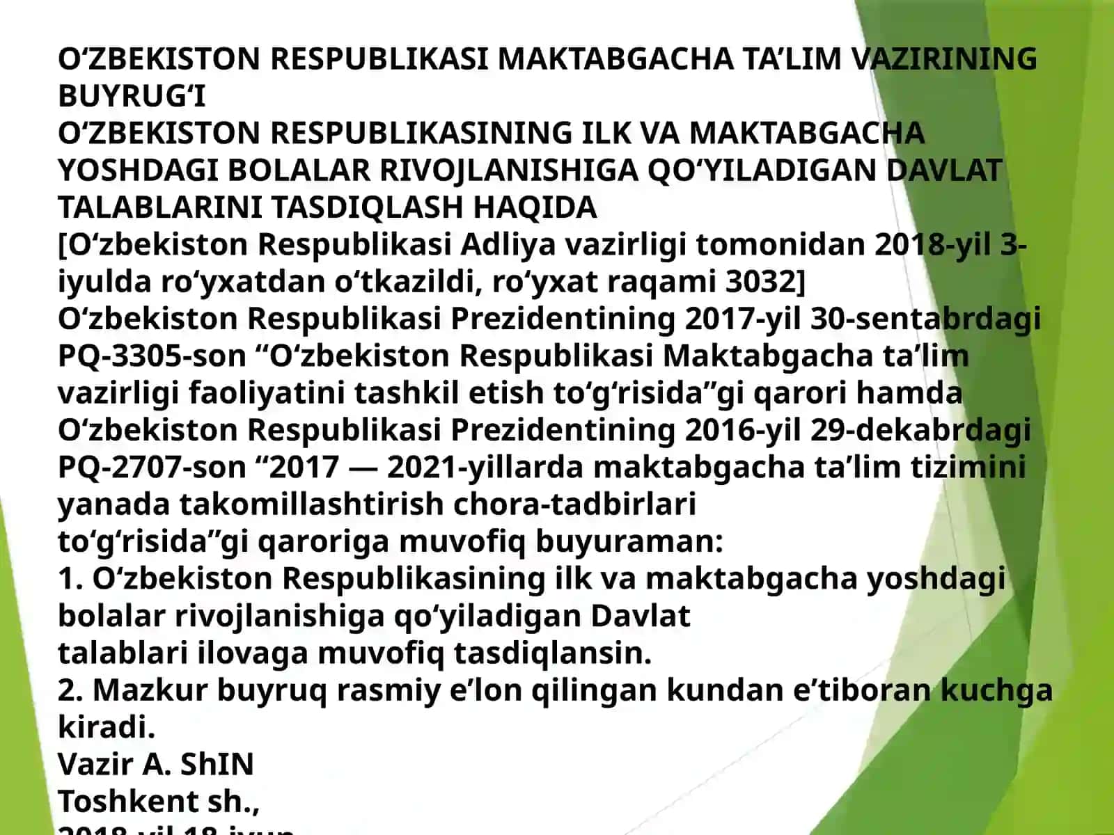 Fazo va fazoda mo‘ljal olish haqida tushuncha. Vaqt xaqida tushuncha 3