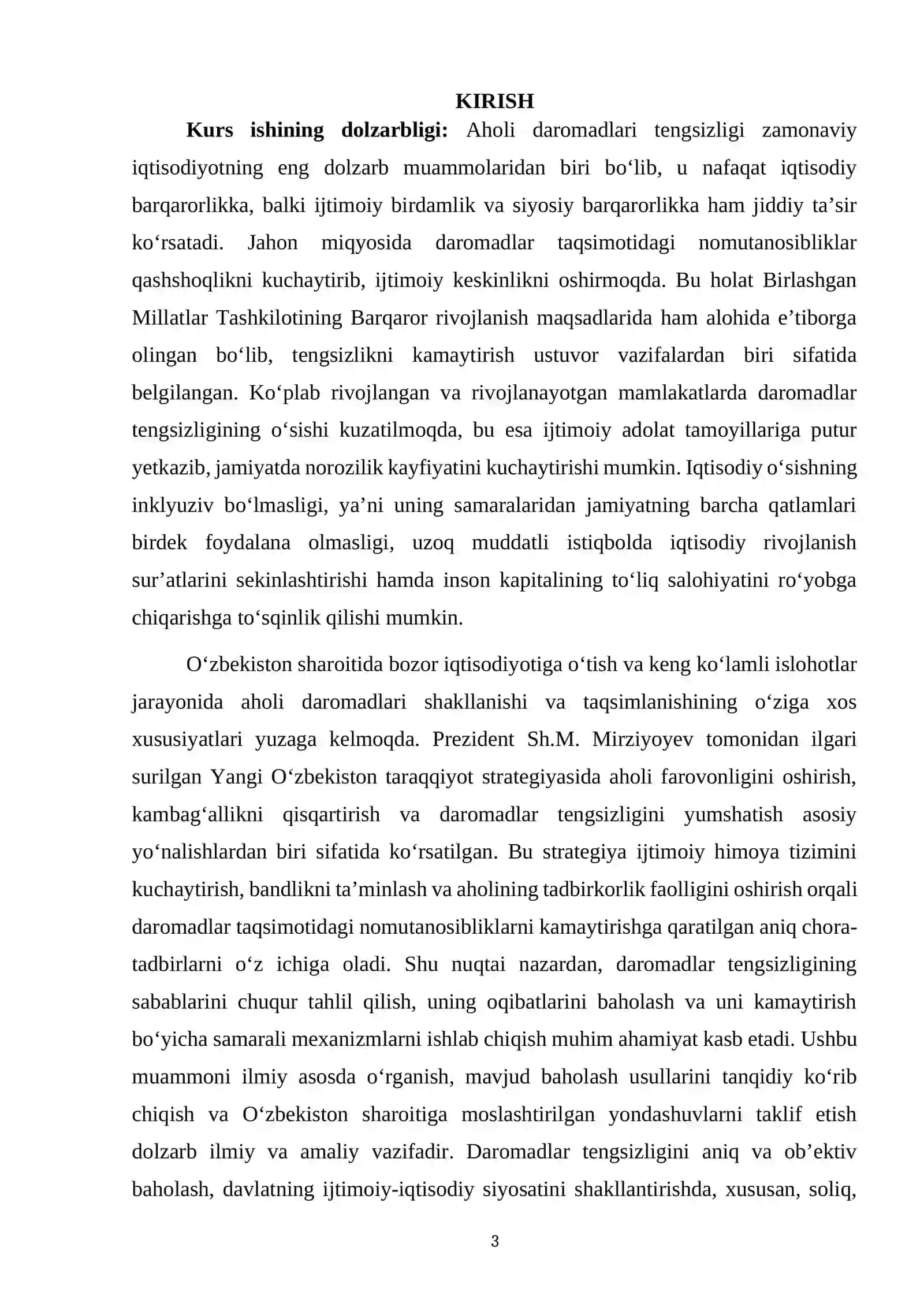 AHOLI DAROMADLARI TENGSIZLIGI VA UNI BAHOLASH USULLARI 3