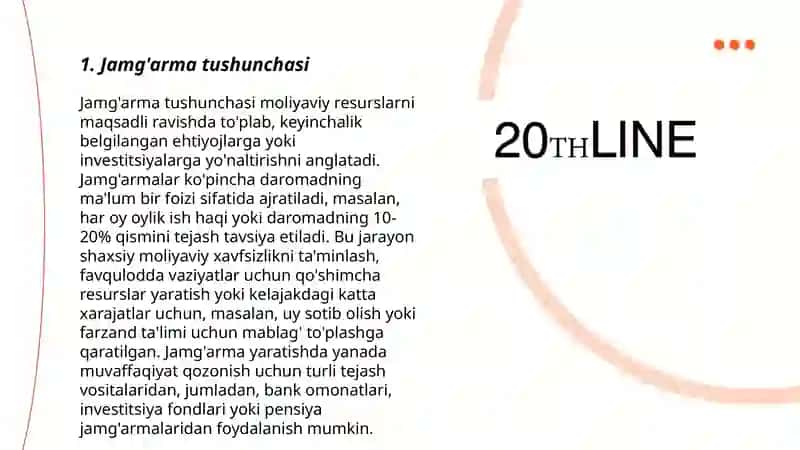 Jamg'arma va uning hajmiga tasir etuvchi omillar 3