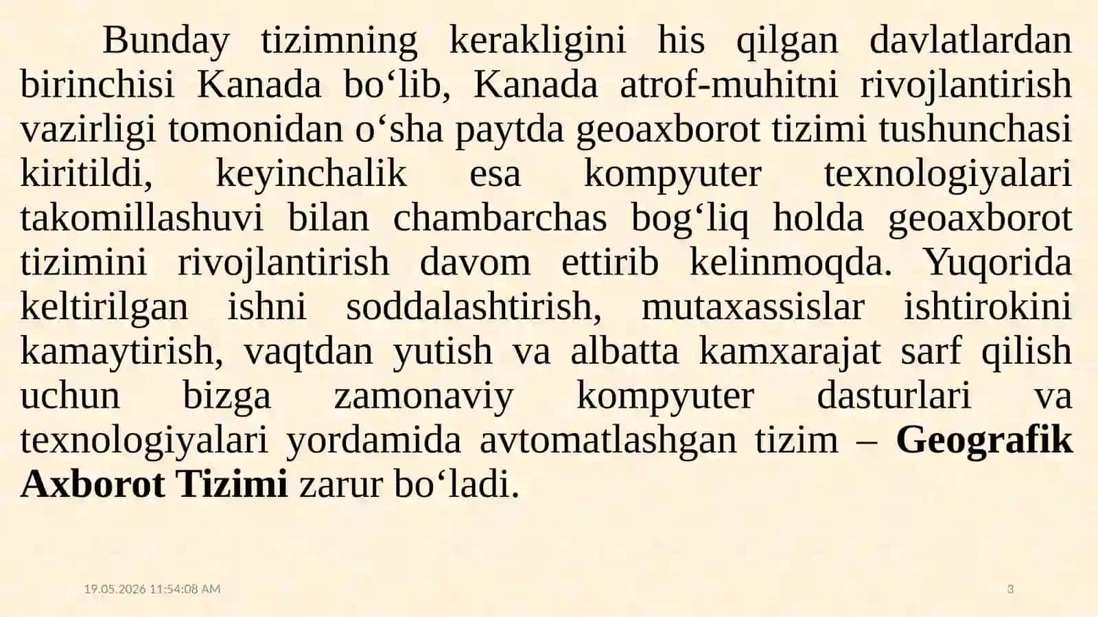 Geografik axborot tizimi (GIS): ta'rifi va tarkibiy qismlari 3