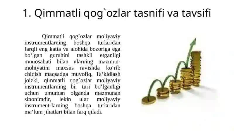 Qimmatli qog`ozlar emmisiyasi maqsadlari va tartibi 3