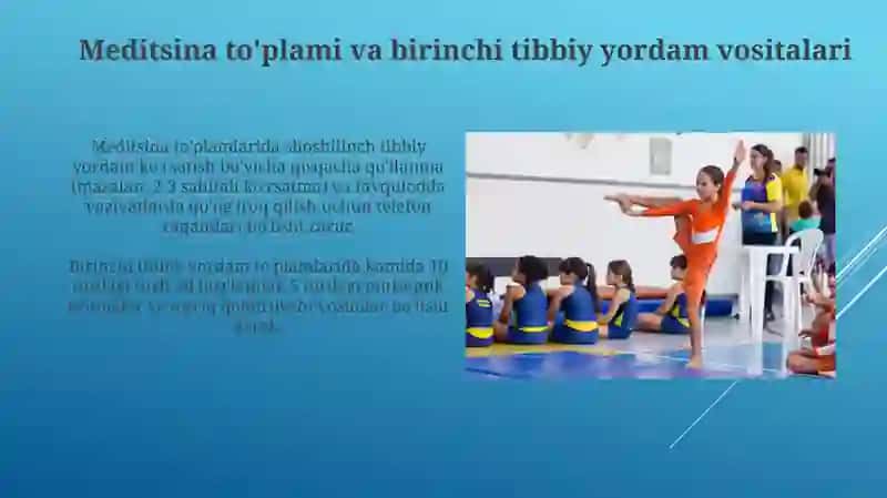 Meditsina to'plami va birinchi tibbiy yordam vositalari 3