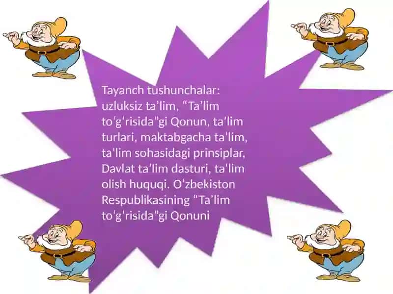 O‘zbekiston Respublikasi ta’lim to‘g‘risida Qonuni 3